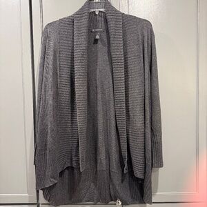 Inc Concepts grey shawl collar sweater 2x